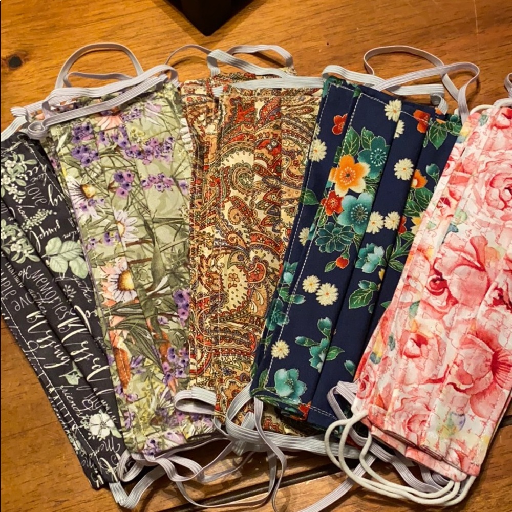 Masks Floral patterns